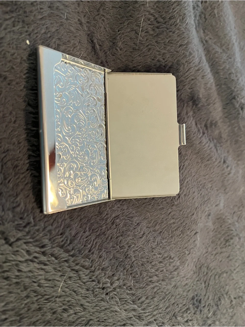 Abalone Shell Pattern Phone Card Wallet - Iridescent